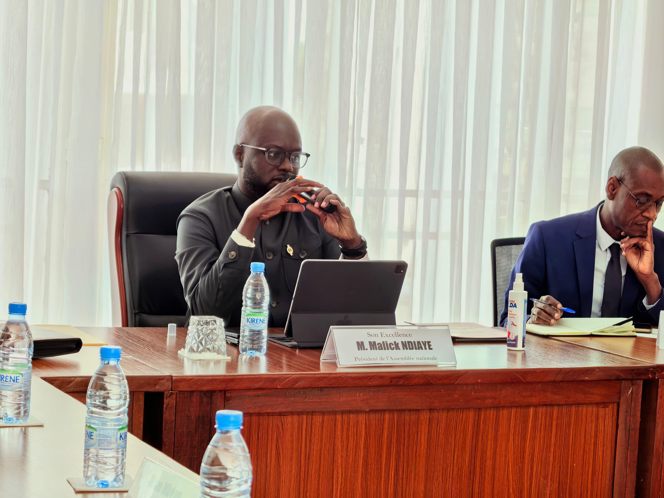 Le Président de l’Assemblée nationale, Monsieur El Malick Ndiaye