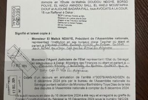 Les avocats du maire de Dakar ont déposé au Conseil constitutionnel des documents pour le recours devant la cour d’appel en annulation de la décision du préfet de Dakar.